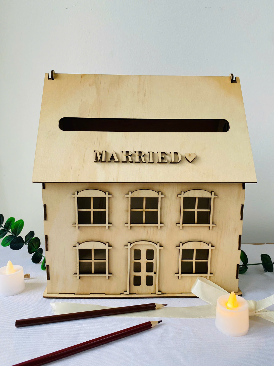 Wedding house just married, laser cutting project