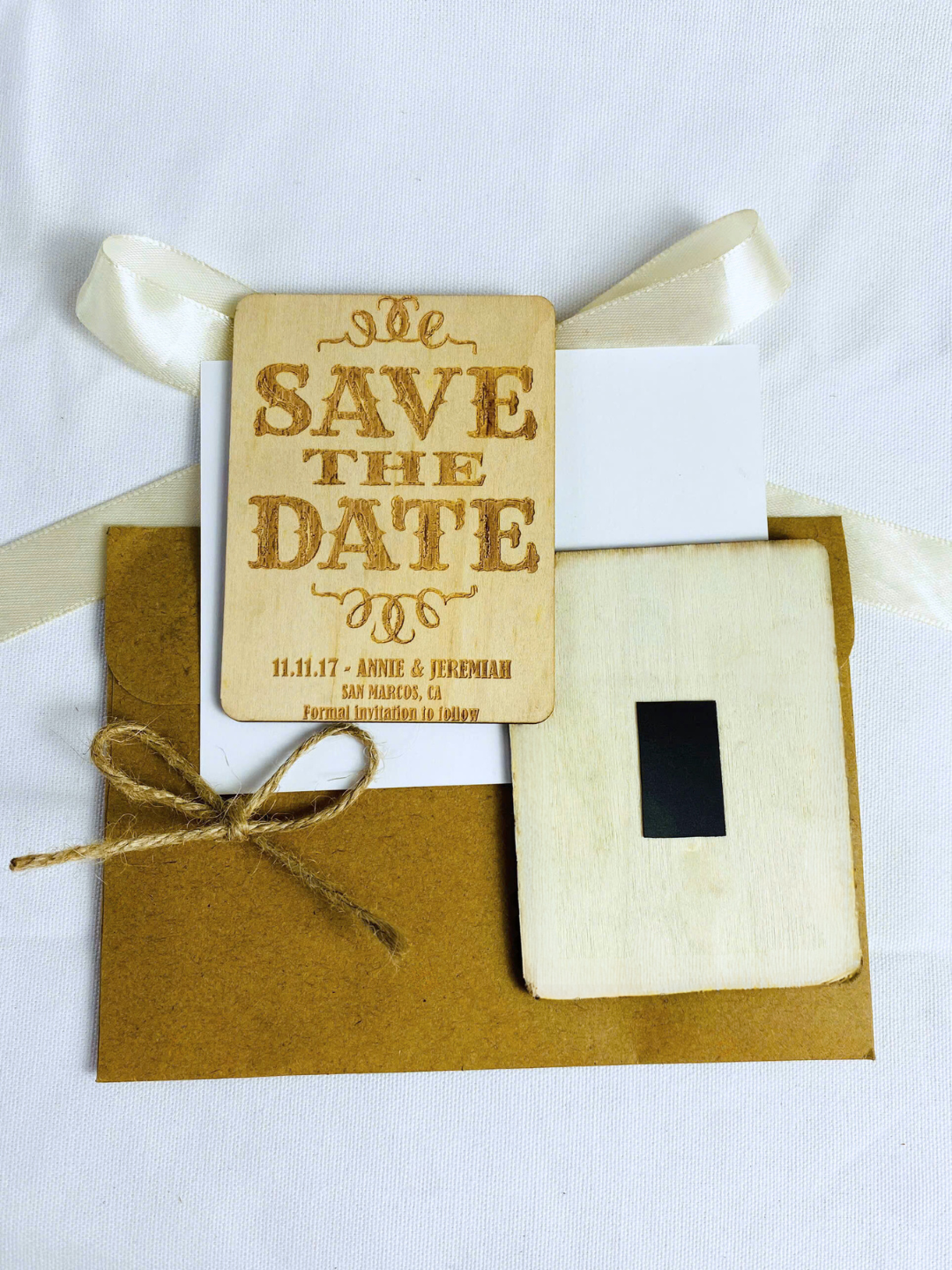 Save the date magnet, save the date, wood wedding magnets.