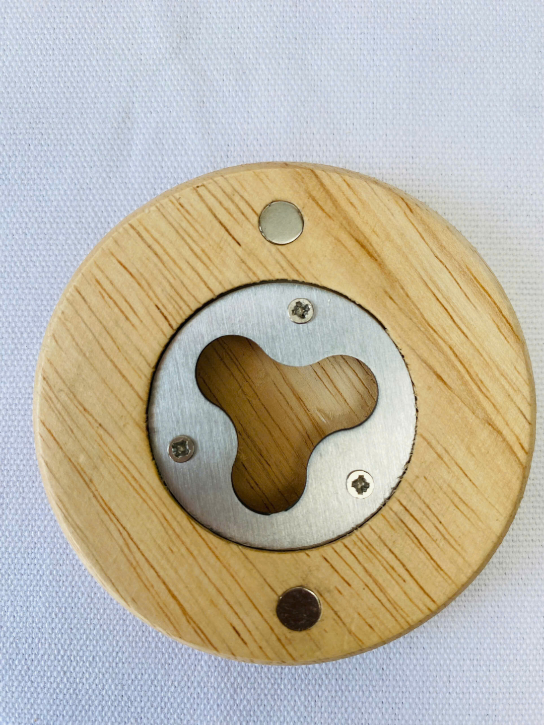 Custom Engraved Wooden Fridge Magnet Bottle Opener