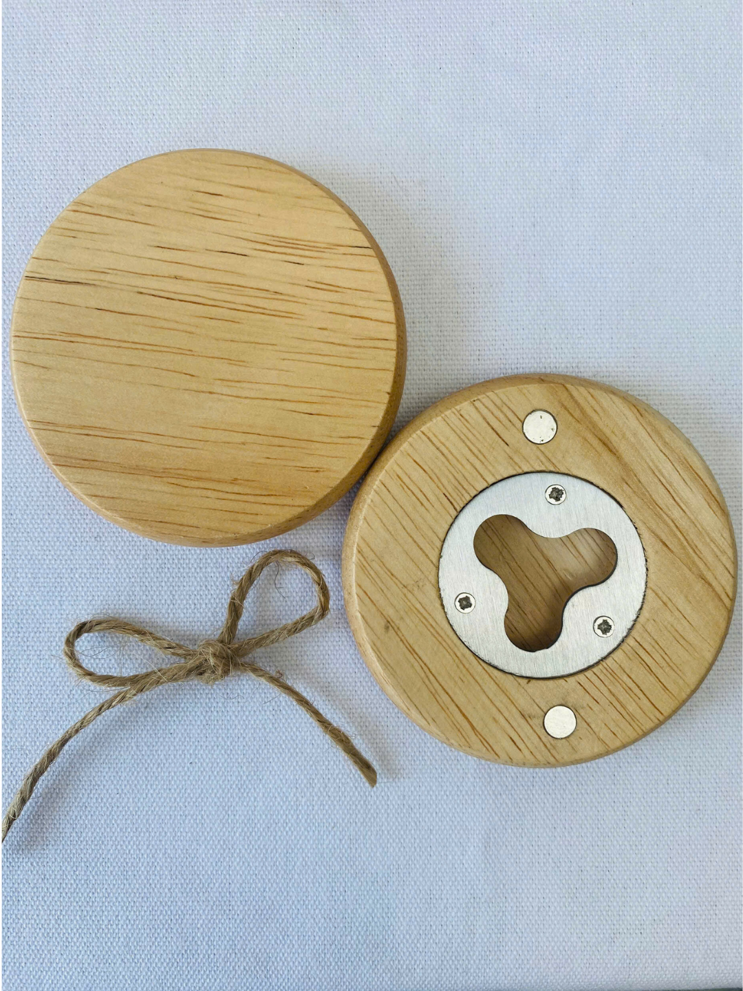 Custom Engraved Wooden Fridge Magnet Bottle Opener